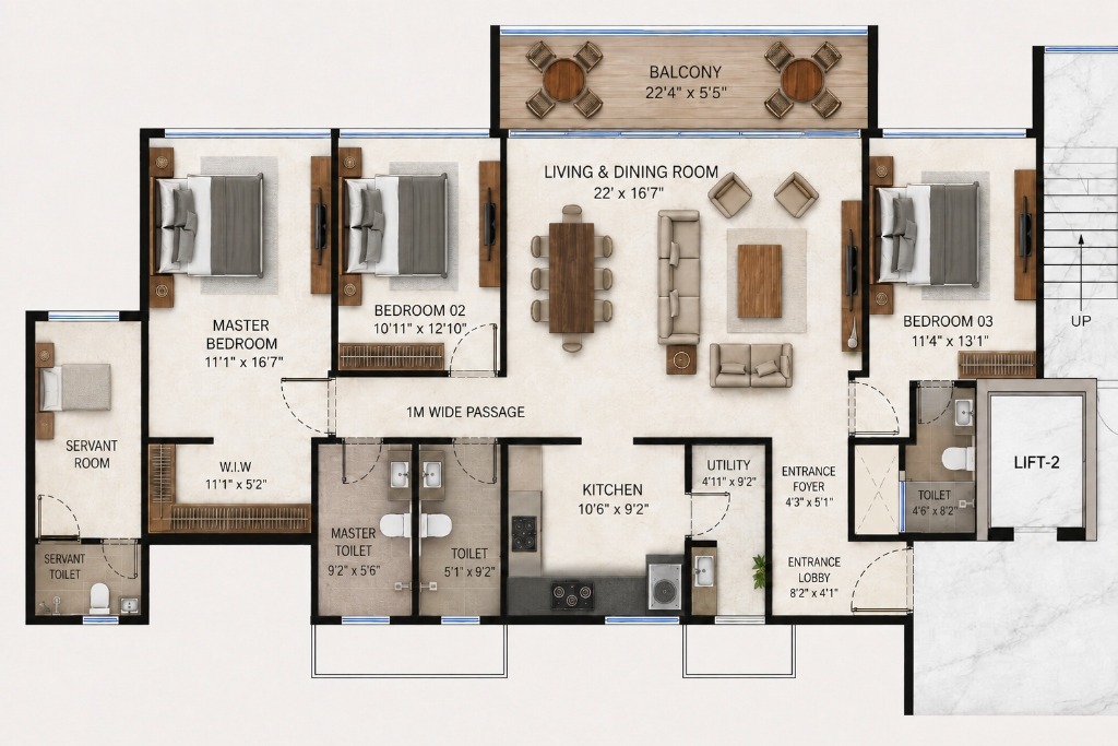 3 BHK Layout