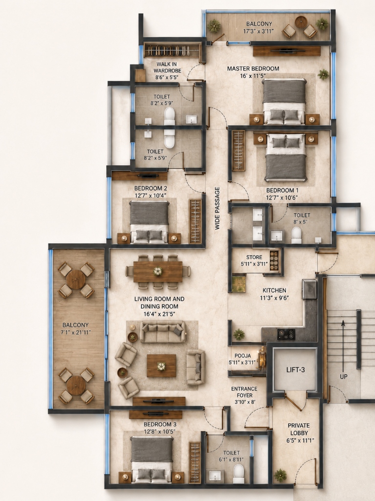 4 BHK Layout